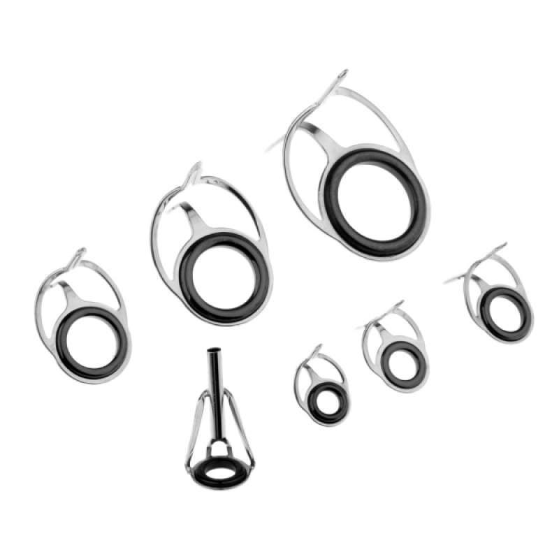 Jual 7pcs Replacement Fishing Rod Eye Ring Guide Double Leg For Spinning Carp Rod Online November 2020 Blibli Com
