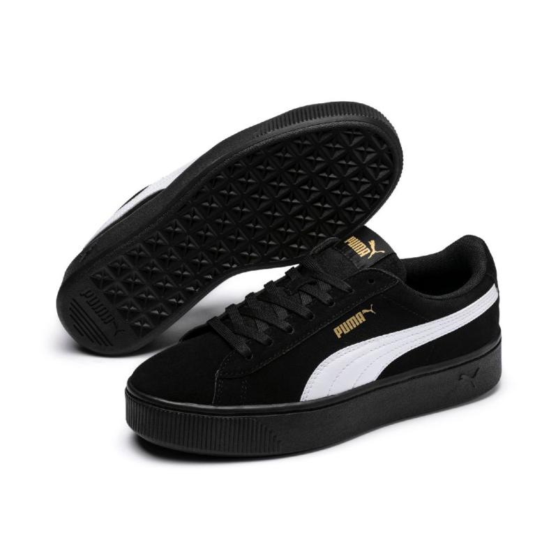 Jual PUMA Women Vikky Stacked SD Shoes 369144 03 Black 5 di