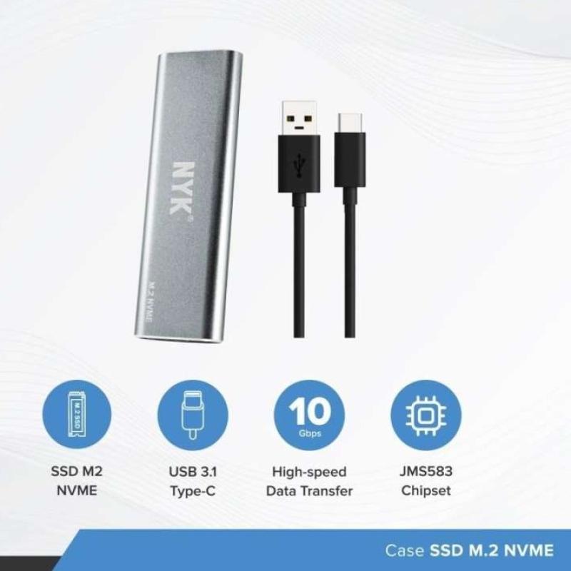 NYK ENCLOSURE SSD NVME USB TYPE C - Main Image
