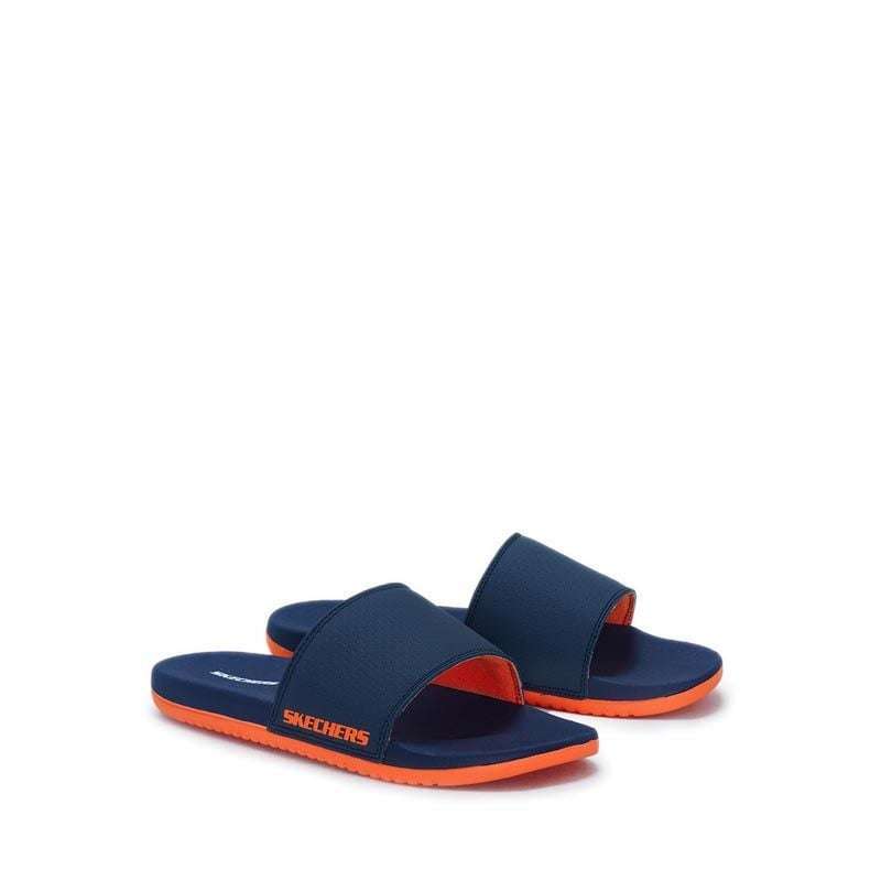 Skechers sandals discount kids orange