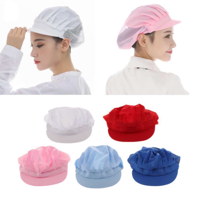 Promo 5x Chef Half Mesh Top Skull Cap 