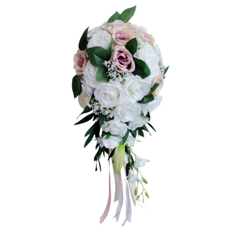 Jual Beautiful Handmade Bridal Wedding Bouquet Indoor Home Desktop Decoration Online Januari 2021 Blibli