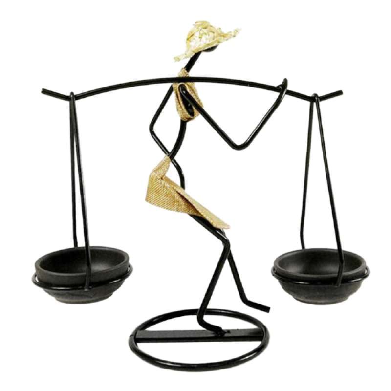 Jual Black Modern Candle Candlestick Holders Stand Metal Tealight Tabletop Decor Online April 2021 Blibli