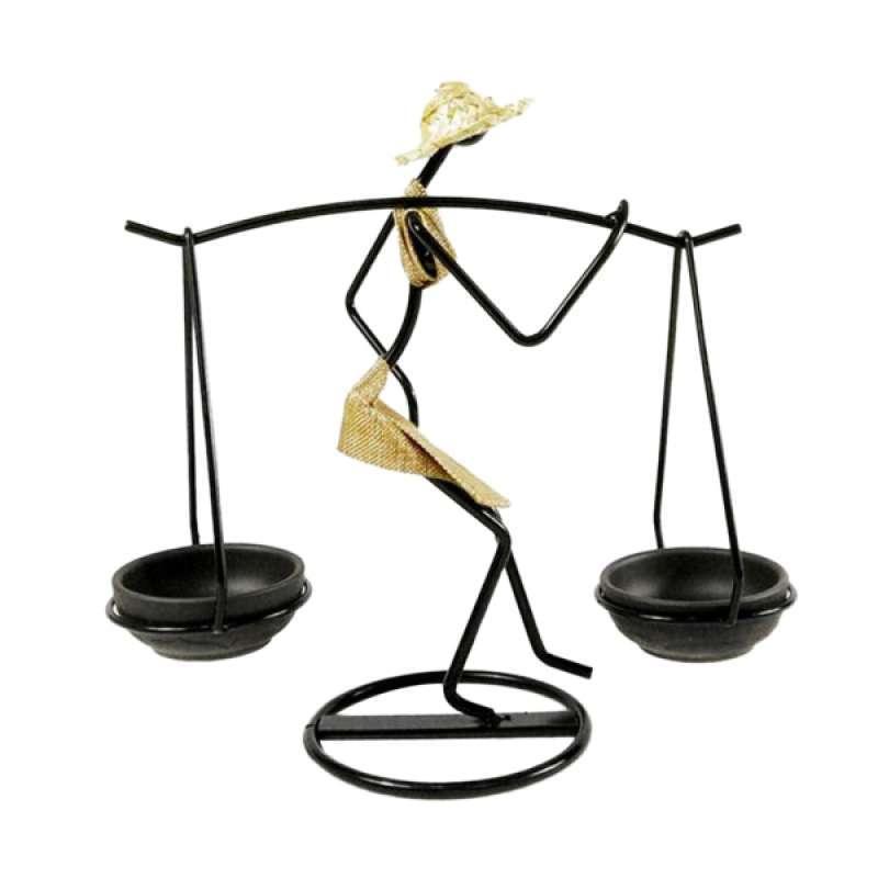 Jual Black Modern Candle Candlestick Holders Stand Metal Tealight Tabletop Decor Online April 2021 Blibli