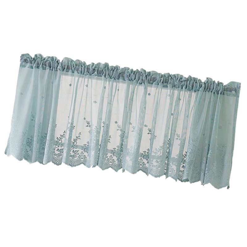 Awesome voile valance Embroidered Lace Tier Voile Valance Window Sheer Curtains Cafe Home Decor Terbaru Juli 2021 Harga Murah Kualitas Terjamin Blibli