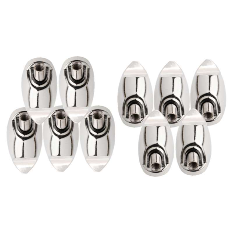 10pcs Triangle Drum Claw Hook Snare Drum Lug Ear Claw Hooks Connector Silver 