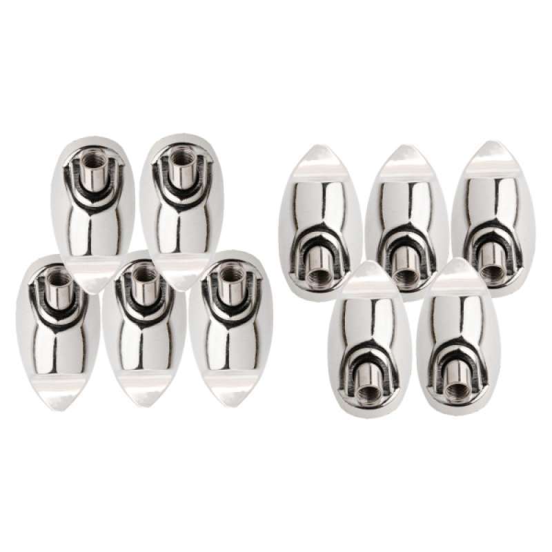 10pcs Triangle Drum Claw Hook Snare Drum Lug Ear Claw Hooks Connector Silver 