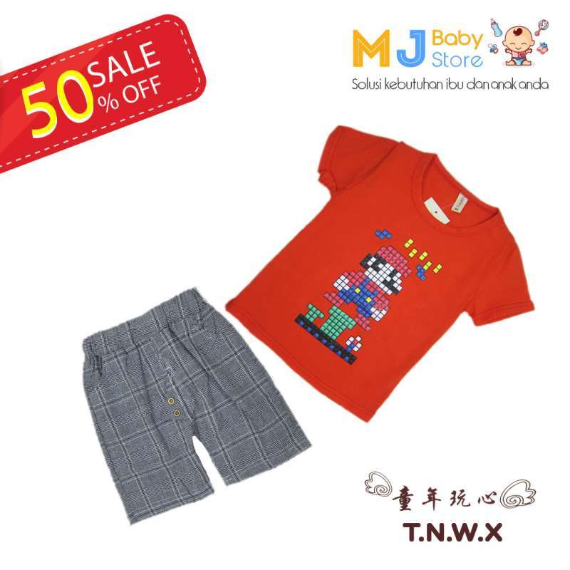 Jual T Shirt Baby Setelan Celana Pakaian Baju Kaos Kaus Setelan Celana Pendek Bergambar Anak Bayi Balita Original Premium Quality Online November 2020 Blibli Com