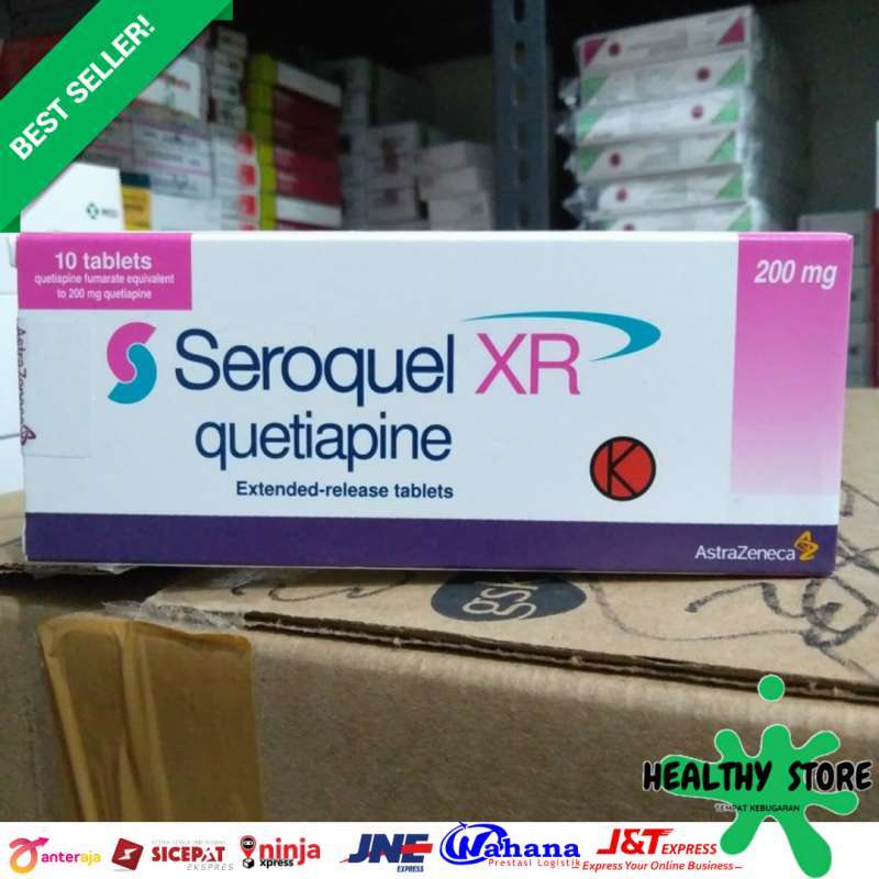 Jual Quetiapine-200 Mg Seroquel XR 200 Mg Per Box di Seller ...
