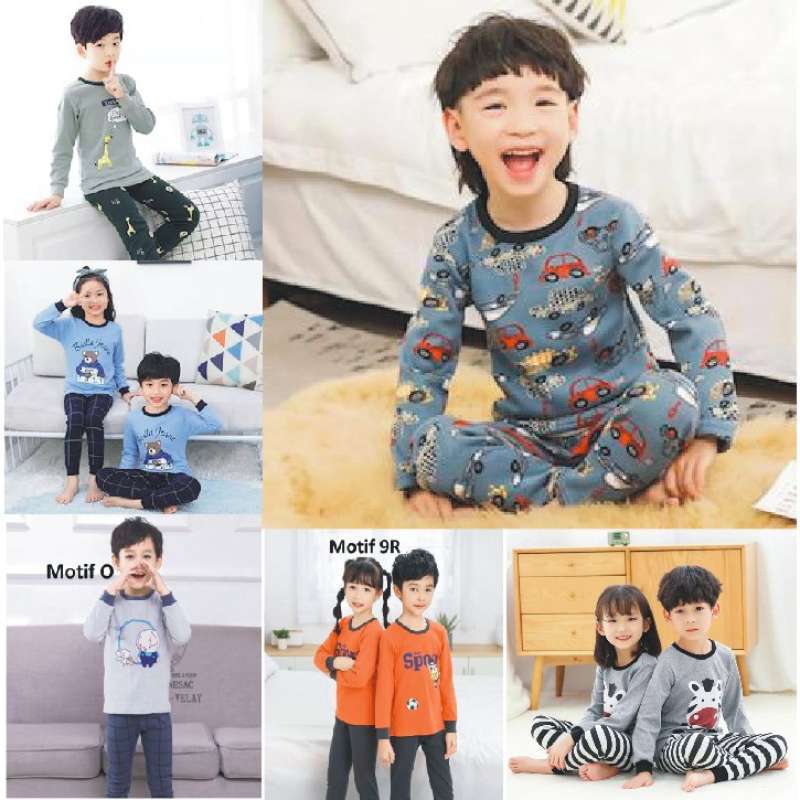Jual Piyama Anak Import 1 12 Tahun Bisa Cod Size 100 Terbaru Juli 2021 Blibli