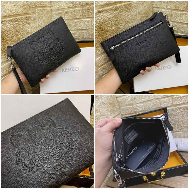 Kenzo clutch sale leather