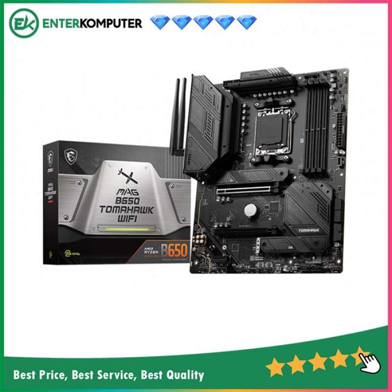 MSI MAG B650 Tomahawk WIFI (AM5, AMD B650, DDR5, Type-C, SATA3)