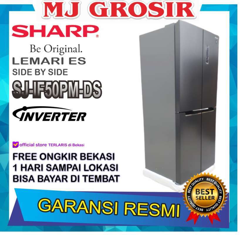 Jual Kulkas Sharp Sj If50pm Ds Lemari Es 4 Pintu Side By Side Sj If 50 Pmds Terbaru Oktober 2021 Harga Murah Kualitas Terjamin Blibli