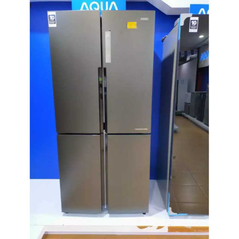 Jual Kulkas Aqua Japan Aqr Im 525 Am Lemari Es 2 Pintu Side By Side Terbaru Juli 2021 Blibli