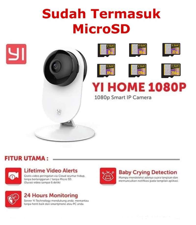 Jual Xiaoyi Yi Home 1080p Smart Cctv Ip Camera Kamera Ip Cam