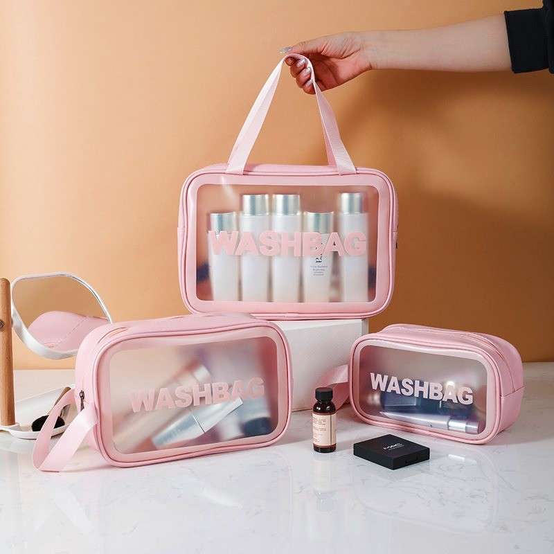 Promo Tas Kosmetik Travel Pouch Kosmetik Transparant Travel Bag Make Up. Large Hitam Diskon 53 Di Seller Dfanccie House Benda Kota Tangerang Blibli