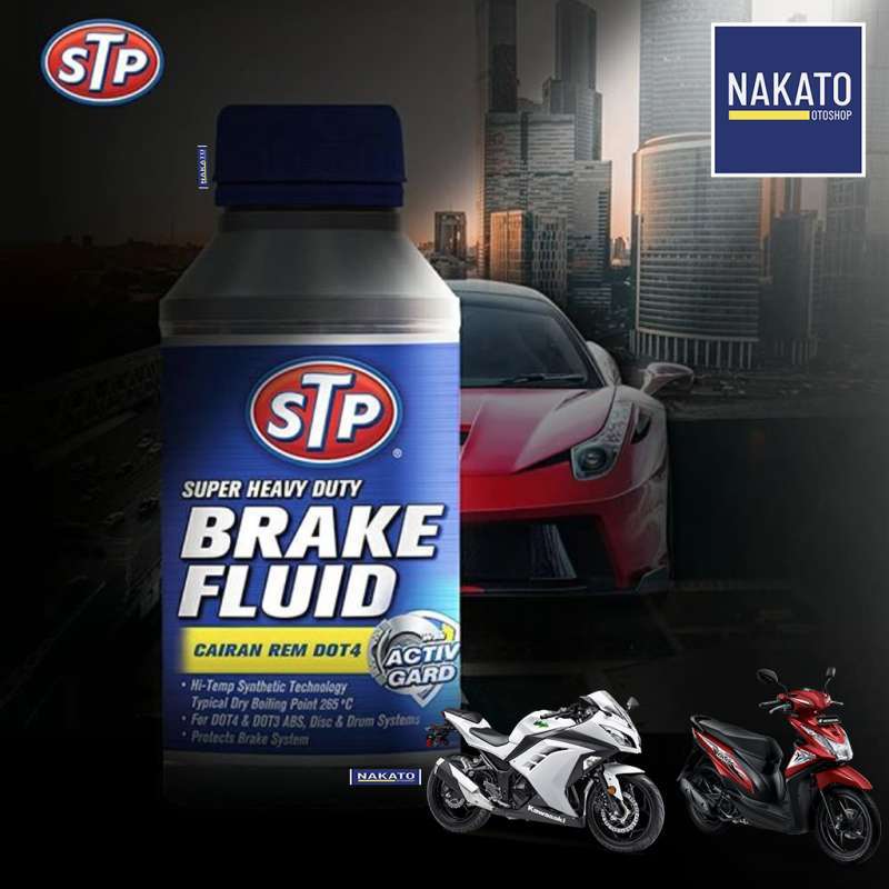 Jual Stp Cairan Minyak Rem 50 Ml Bening Dot 4 Brake Fluid Netral Motor Mobil Online Maret 2021 Blibli
