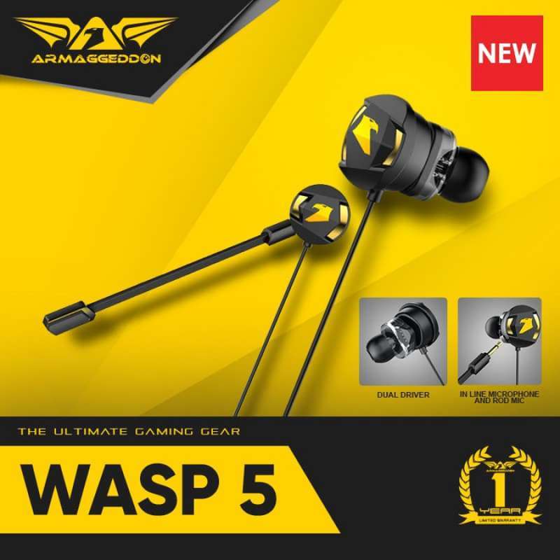 Armaggeddon wasp 5 gaming discount earphones