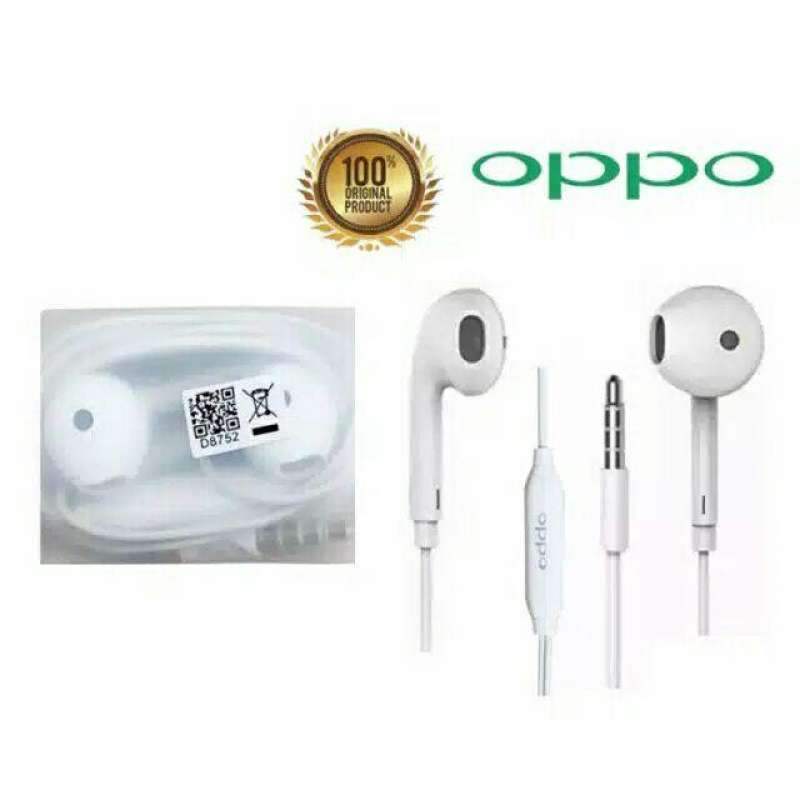 Jual Earphone Handsfree Headset OPPO Ori 100 Cabutan Copotan di