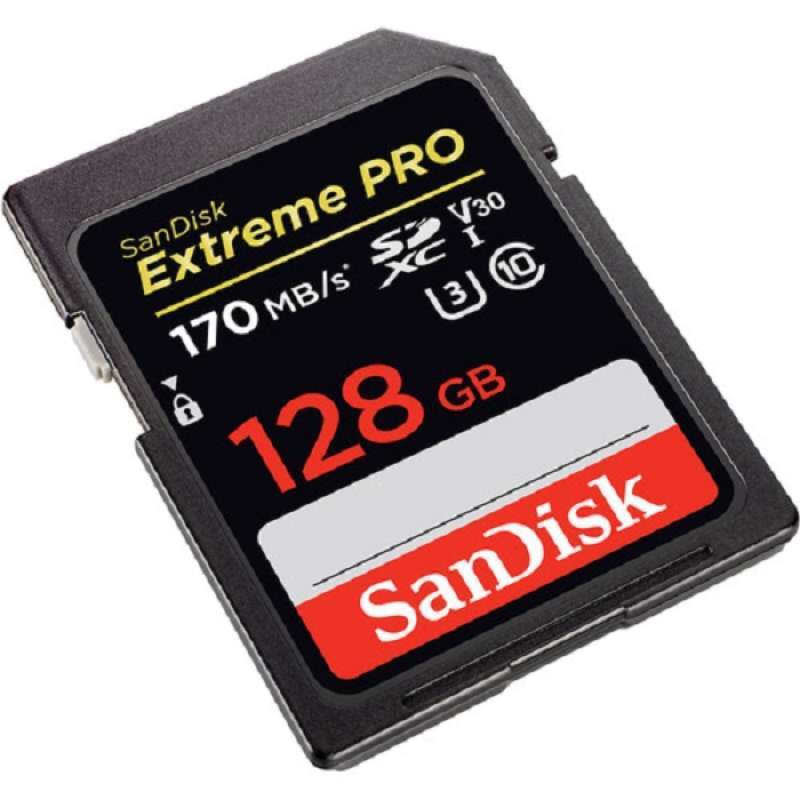Jual Sandisk Extreme Pro Sd Card 128 Gb Memori Kamera Sdxc 170mbps Sdcard Memory Camera 128gb Original Online November 2020 Blibli Com