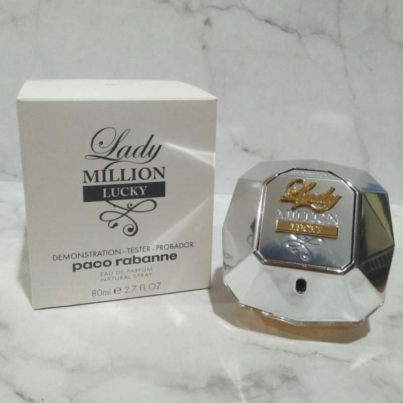 Jual Paco Rabanne LADY MILLION LUCKY Edp 80 ml TESTER di Seller