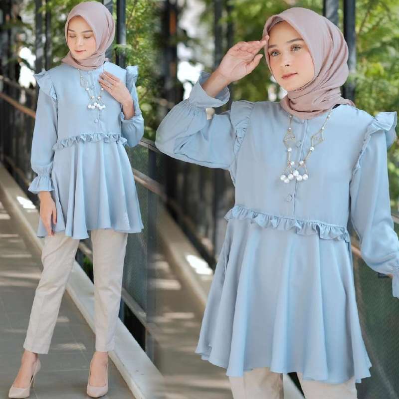 Jual Baju Atasan Tunik Murah Wanita Muslim Vania Murah Mei 2021 Blibli