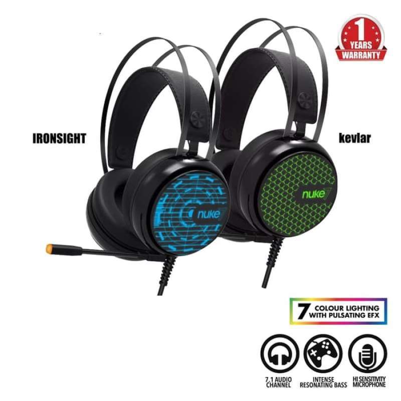 Armaggeddon 7.1 surround sound rgb gaming best sale headset nuke 7