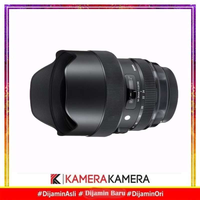 kamerakamera lensa sigma 14 24mm f2 8 dg hsm art lens for canon