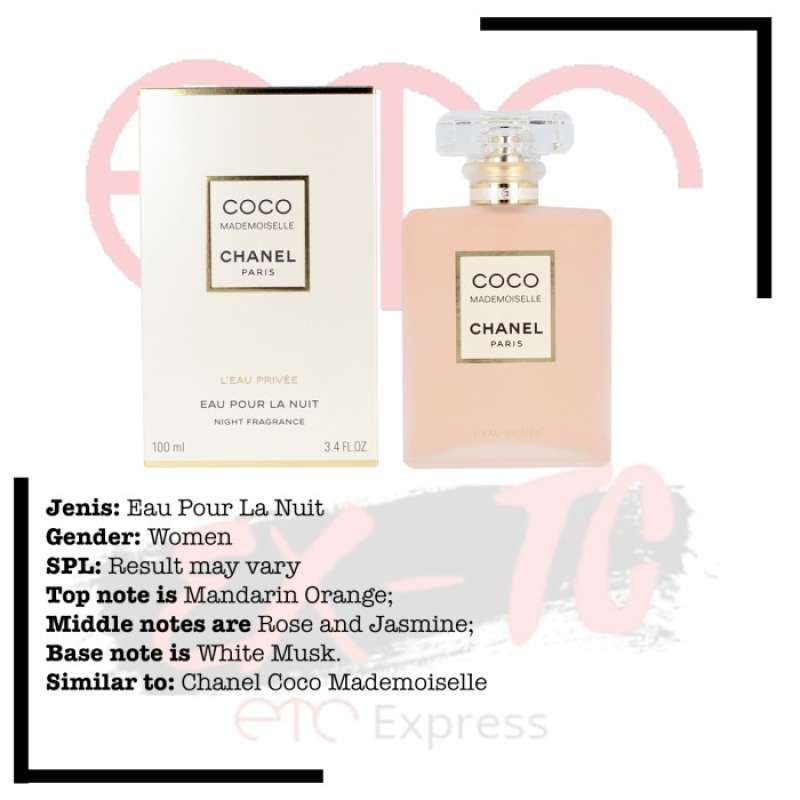 coco chanel mademoiselle perfume notes