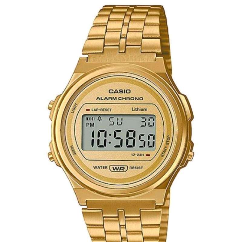 jam tangan wanita casio vintage A171WEG 9ADF
