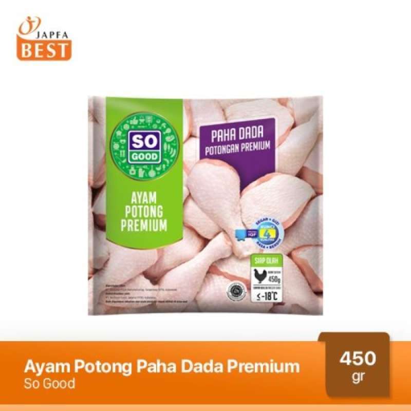 Jual Ayam Potong Paha Dada Premium So Good 450 Gr Online Januari 2021 Blibli