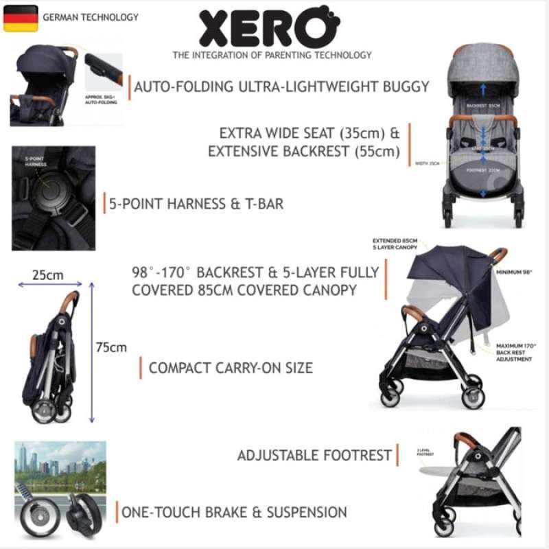 Jual Xero Auto Fold Stroller Cabin Size Online April 2021 Blibli Jual Xero Auto Fold Stroller Cabin Size Online April 2021 Blibli