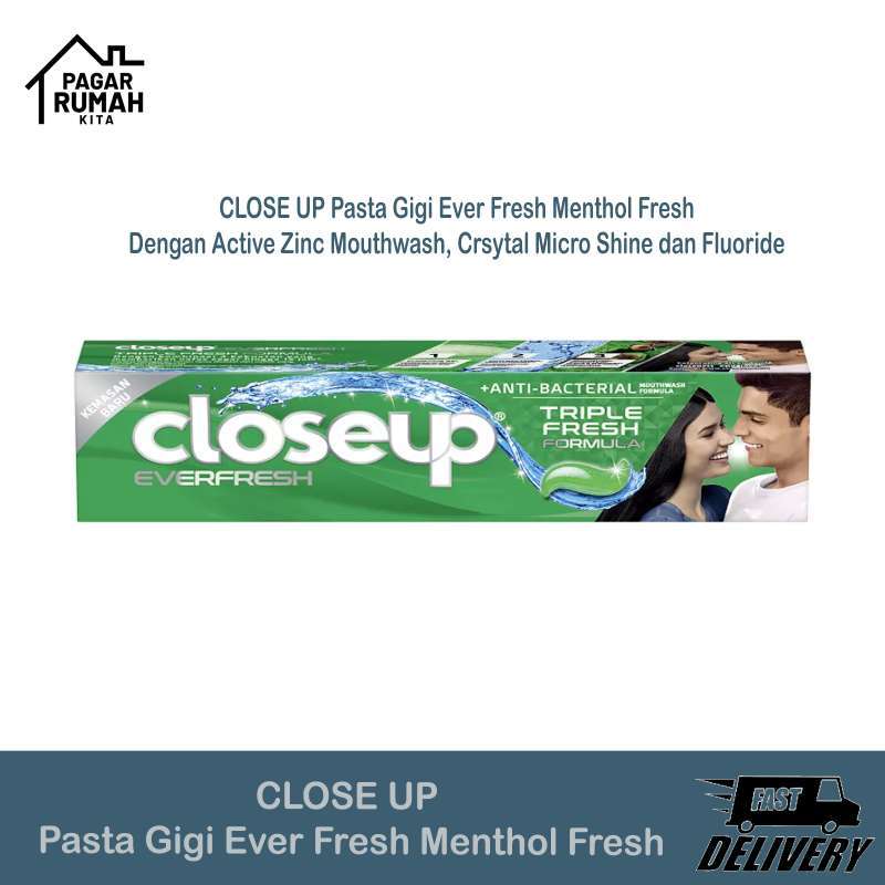 Jual Close Up Pasta Gigi Ever Fresh Menthol Fresh 110g Online November 2020 Blibli