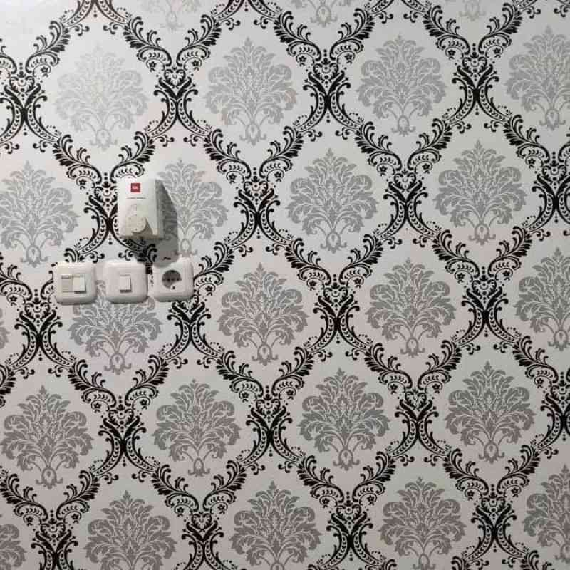 Jual Wallpaper Sticker Dinding Putih Batik Silver Hitam 10 M X 45 Cm Online April 2021 Blibli Daftar stiker dinding dengan harga murah dan bagus maret 2021 indonesia. wallpaper sticker dinding putih batik silver hitam 10 m x 45 cm