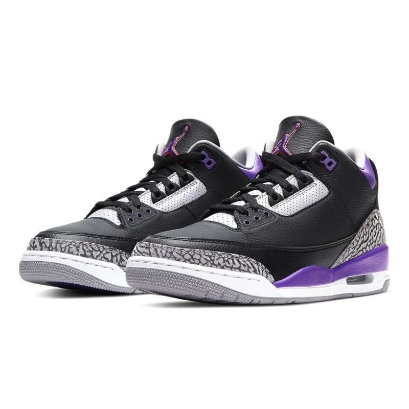 jordans purple and grey