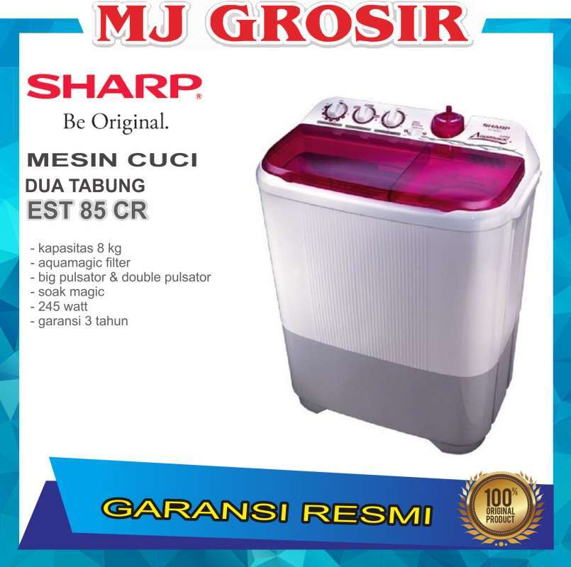 Jual Mesin Cuci Sharp Est 85cr 8 Kg 2 Tabung 85 Cr 8kg New Super Aquamagic Murah Mei 2021 Blibli Jual Mesin Cuci Sharp Est 85cr 8 Kg 2 Tabung 85 Cr 8kg New Super Aquamagic Murah Mei 2021 Blibli