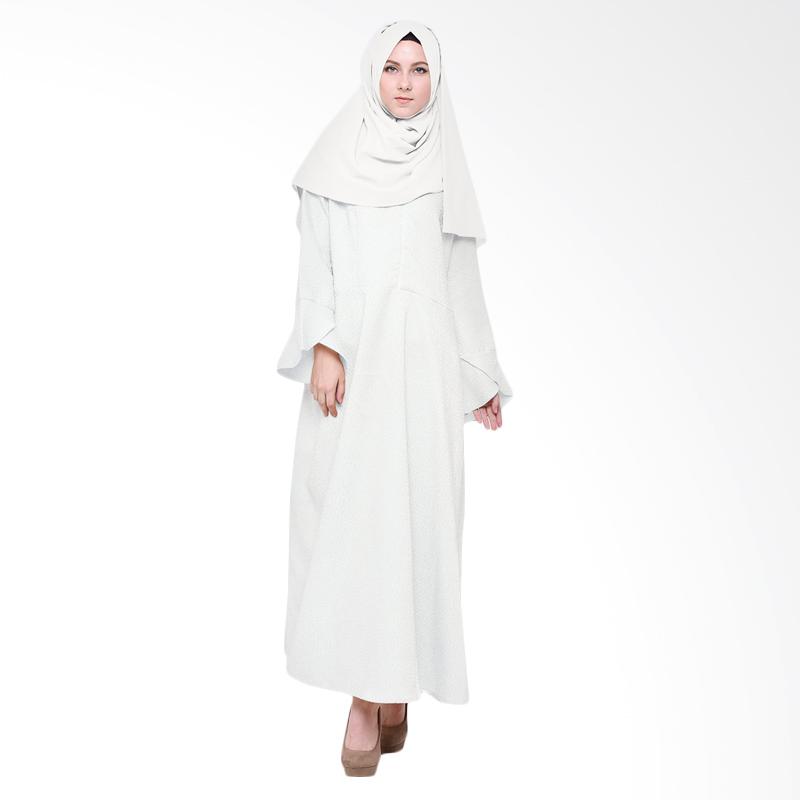 JV Hasanah Aylin Shiny Dress - White