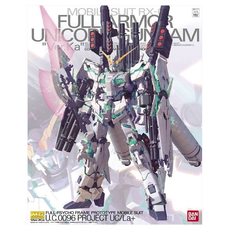 Jual Bandai Mg Full Armor Unicorn Gundam Ver Ka Model Kit 1 100