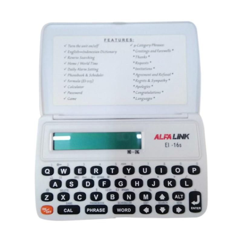Jual Alfalink EI-16S Kamus Elektronik - Putih Online - Harga & Kualitas Terjamin | Blibli.com