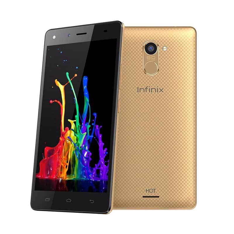 Infinix X557 Hot 4 Smartphone - Gold [16GB/ 2GB]