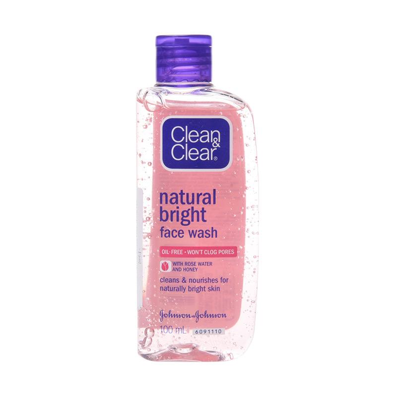 clean and clear face wash natural bright