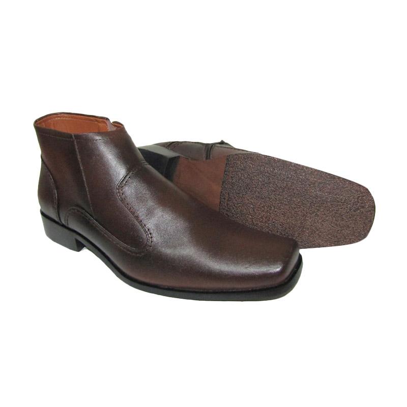 Laborc Shoes Morgan Boots Sepatu Pria - Brown