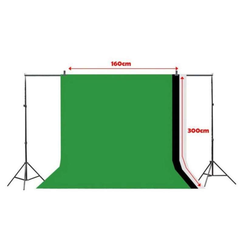 Jual Kain Background Green Screen Hijau Stabilo 1 6mx3m Kain Green Screen Murah Mei 2021 Blibli