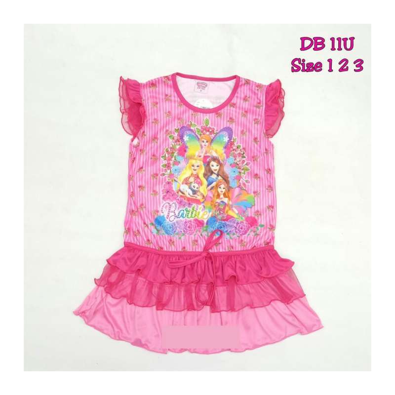 Jual Dress Barbie Db11u Baju Anak Perempuan Daster Babydoll Daster Karakter Online April 2021 Blibli