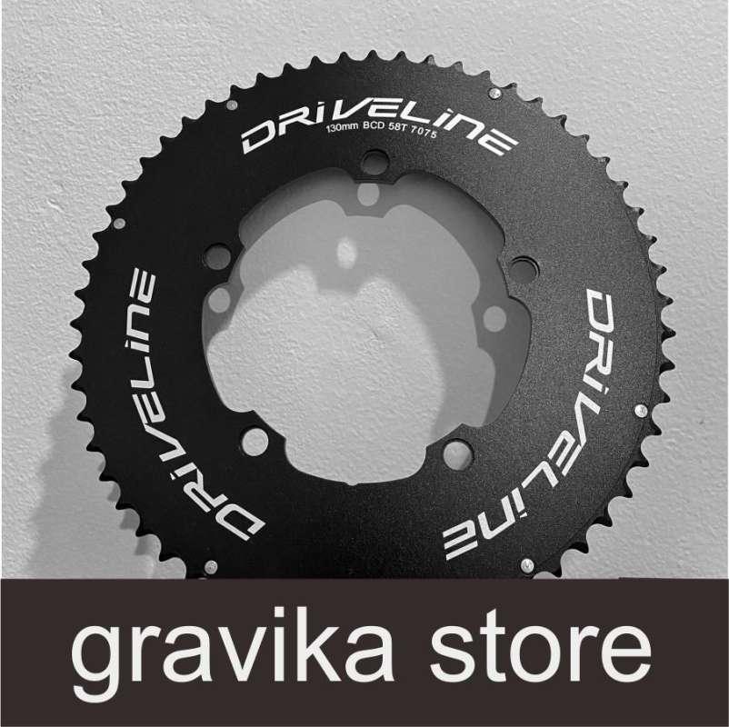 Chainring driveline outlet