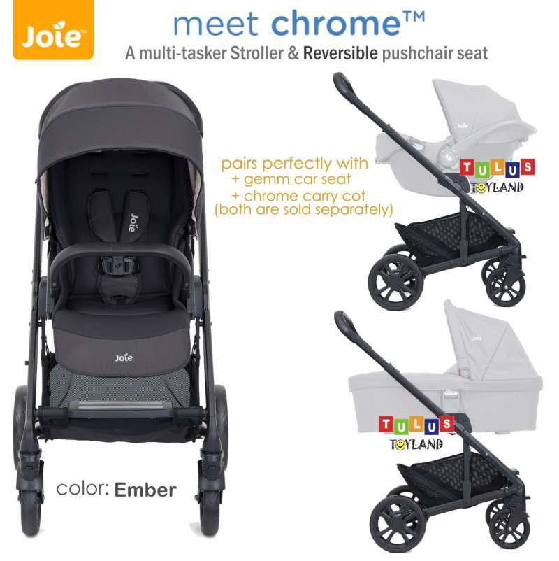 Jual Joie meet Chrome Reversible Seat Stroller Ember di Seller