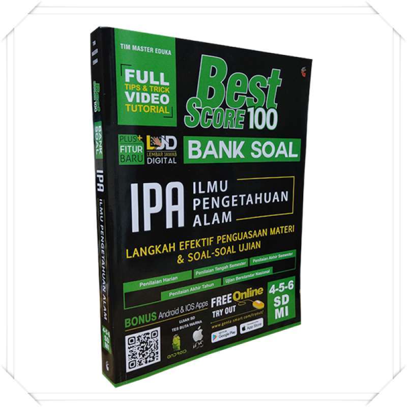 Buku Materi Soal Sd Best Score 100 Bank Soal Ipa Sd Mi 4 5 6 Terbaru Agustus 2021 Harga Murah Kualitas Terjamin Blibli