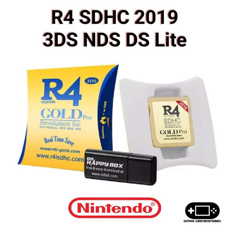 Jual R4 18 Memory Card Sdhc R4i Nintendo 3ds Dsi Ndsi Ds Lite Nds Lite Terbaru Juni 21 Blibli