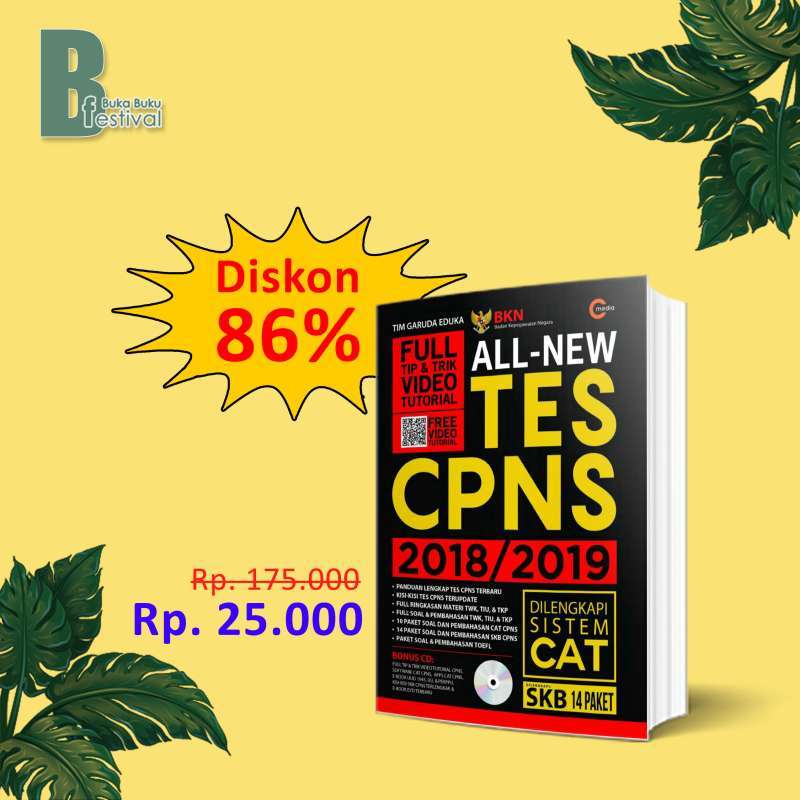 Jual All New Tes Cpns 2018 2019 Cd Terbaru Juli 2021 Blibli