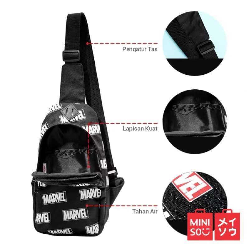 Promo MINISO Marvel Tas Selempang Pria 